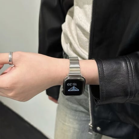 「V695」アップル ウォッチ バンド 42mm 46mm apple watch ステンレス バンド 女性 おしゃれ
