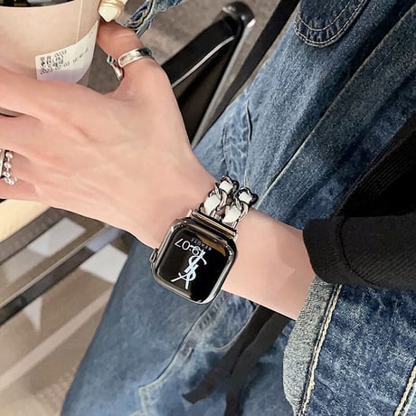 「V431」アップル ウォッチ バンド 人気 apple watch チェーンバンド おしゃれ