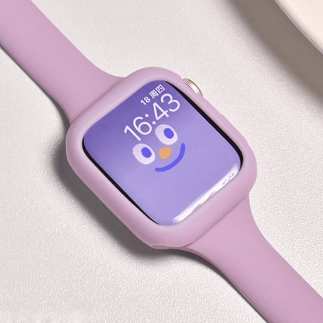 「V326」apple watch シリコン カバー 耐衝撃 スマート ウォッチ カバー おしゃれ 装着簡単