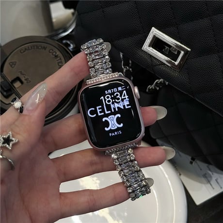「V627」アップル ウォッチ バンド キラキラ apple watch バンド かわいい レディース