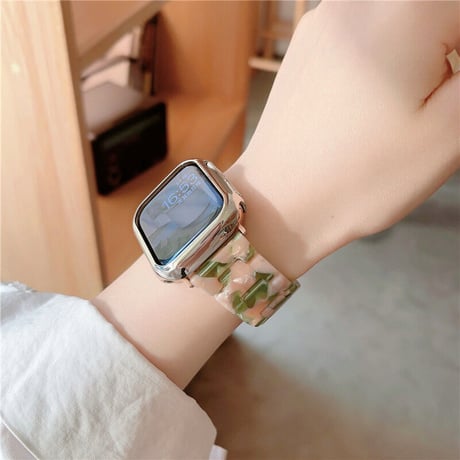 「V362」オーロラ applewatch バンド おしゃれ アップル ウォッチ バンド 女性 人気