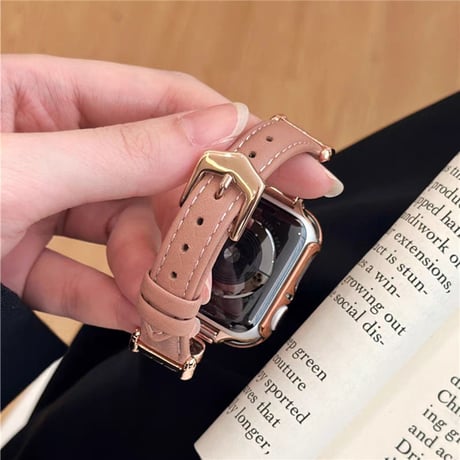 「V391」apple watch レザー バンド キラキラ アップル ウォッチ バンド 女性 人気 カバー付き