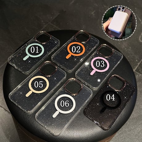 「V671」iphone16 クリアケース おすすめ マグセーフ ケース キラキラ ケース iphone15/14
