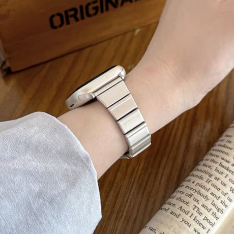 「V695」アップル ウォッチ バンド 42mm 46mm apple watch ステンレス バンド 女性 おしゃれ