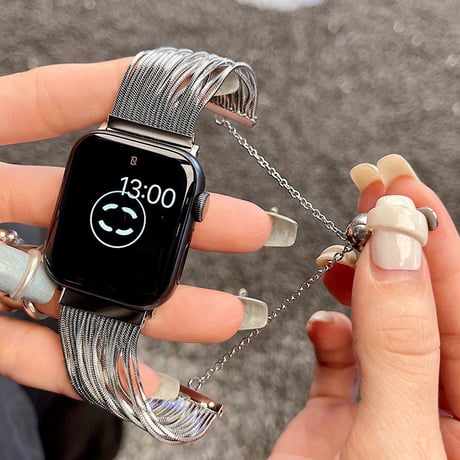 「V354」apple watch ステンレス バンド ブレスレット アップル ウォッチ バンド チェーン 女性