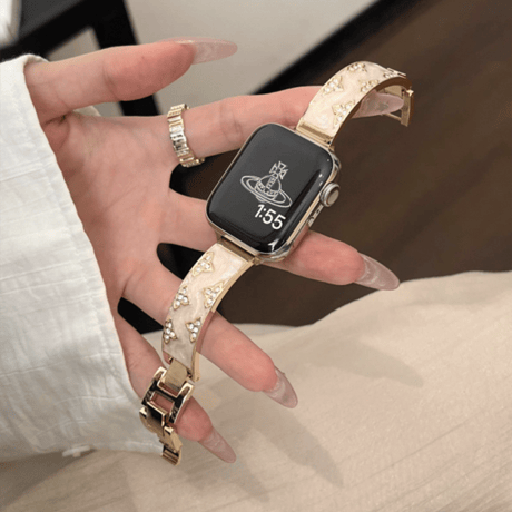 「V702」apple watch バングル 可愛い Series10 42/46mm アップル ウォッチ バンド 人気 女性