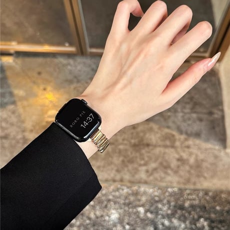 「V616」アップル ウォッチ バンド 女性 おしゃれ apple watch ステンレス バンド かっこいい