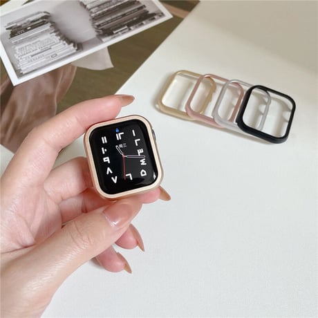 「V277」apple watch バンパーケース フレームのみ アップルウォッチカバー 金属製 高級