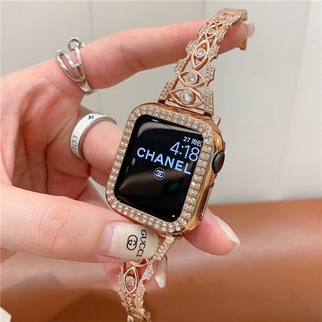 「V437」apple watch バンド キラキラ アップル ウォッチ バンド 女性 おしゃれ ブレスレット