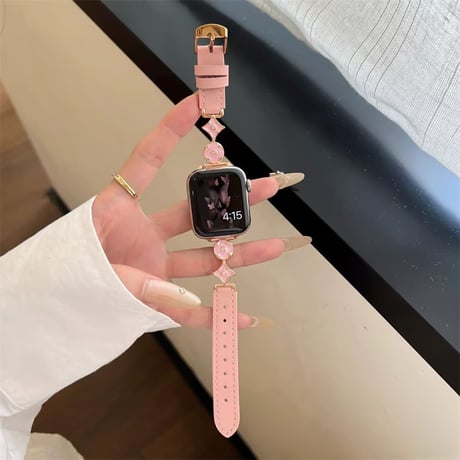「V674」apple watch バンド かわいい アップルウォッチバンド レディース 革