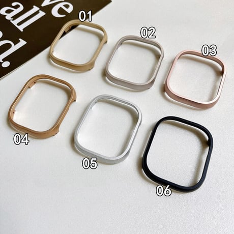 「V277」apple watch バンパーケース フレームのみ アップルウォッチカバー 金属製 高級