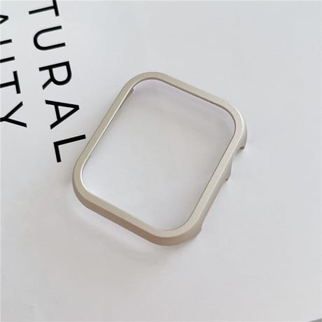 「V277」apple watch バンパーケース フレームのみ アップルウォッチカバー 金属製 高級