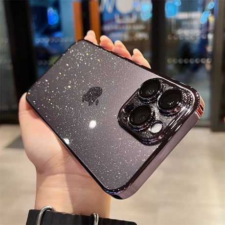 「V438」カメラフィルム付き  iphone17/17air/16/16pro ケース メタリック シルバー iphone15 ケース キラキラ おしゃれ