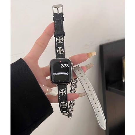 「V630」apple watch ブレスレット 重ね 付け メンズ  レディーズ アップル ウォッチ バンド 二 重 巻き おしゃれ