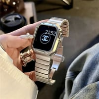 「V471」アップル ウォッチ バンド 人気 男性 女性 apple watch メタル バンド＋カバー 2点セット