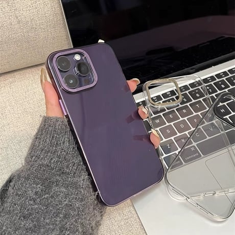「V302」iphone15/15pro クリア ケース 黄 ば ま ない iphone14/13 ケース ペア 大人