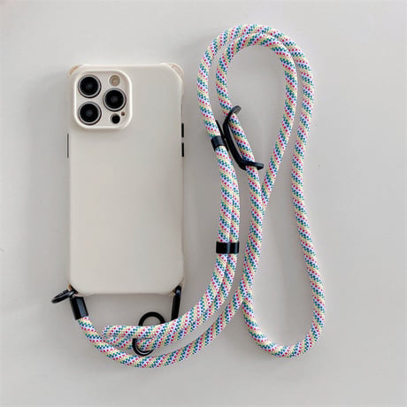 「V502」iphone15 ケース ショルダー 人気 iphone15pro/14 ケース 紐付き おしゃれ