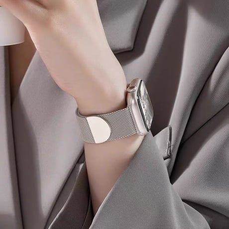 「V681」apple watch バンド 蒸れ ない アップル ウォッチ マグネット バンド 男女兼用