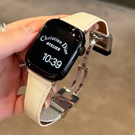 「V731」アップル ウォッチ バンド マグネット 42mm/46mm apple watch レザーバンド 女性