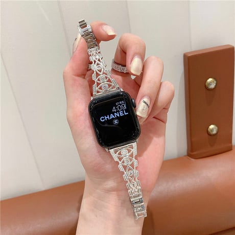 「V437」apple watch バンド キラキラ アップル ウォッチ バンド 女性 おしゃれ ブレスレット