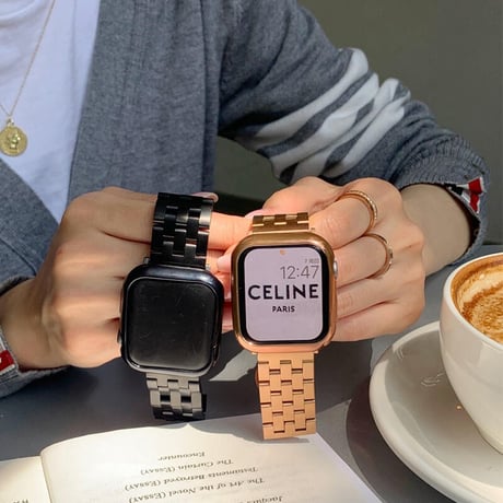 「V142」アップルウォッチ バンド メンズ ステンレス Apple Watchバンド ビジネス おしゃれ