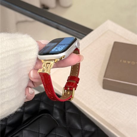 「V723」レディース アップル ウォッチ バンド 細め S11/Ultra 3 apple watch バンド かわいい