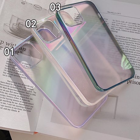 「V066」iphone15/15proケース オーロラ 人気 iphone14 クリアケース グラデーション