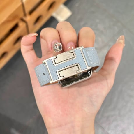 「V706」アップルウォッチバンド マグネット 42mm/46mm apple watch 革 バンド 高級