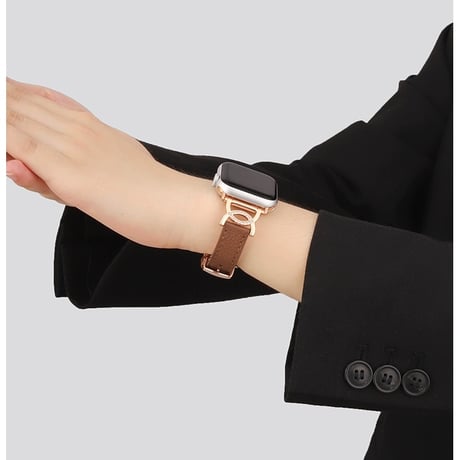 「V663」アップル ウォッチ バンド 細め d バックル apple watchバンド レディース おしゃれ