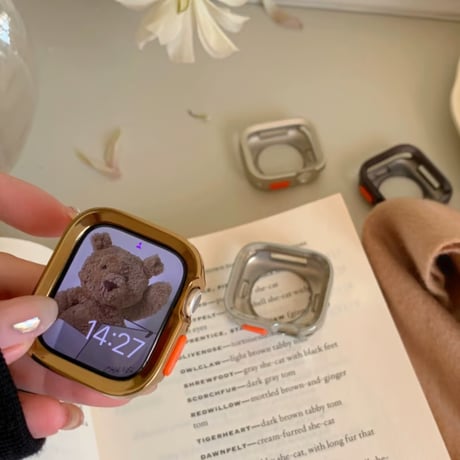 「V587」アップル ウォッチ カバー おしゃれ ultra/8/7/se  apple watch カバー おすすめ