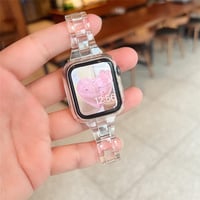 「V348」apple watch クリア バンド+カバー セット アップル ウォッチ バンド d バックル おしゃれ
