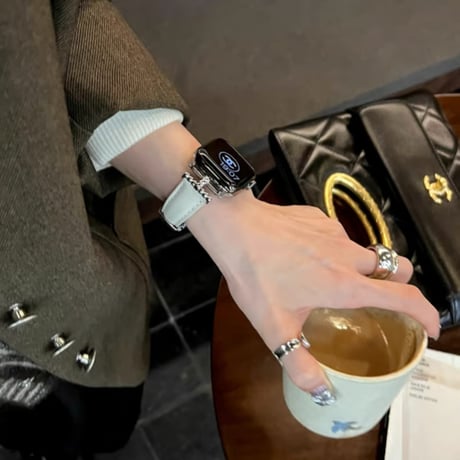 「V693」apple watch レザー バンド 42mm 46mm アップル ウォッチ バンド 人気 女性