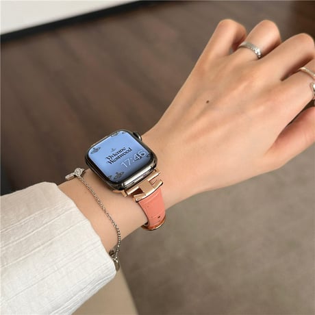 「V518」アップル ウォッチ バンド 高級 apple watch レザー バンド 女性 スマート ウォッチ ベルト おしゃれ