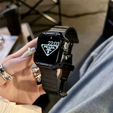 「V471」アップル ウォッチ バンド 人気 男性 女性 apple watch メタル バンド＋カバー 2点セット