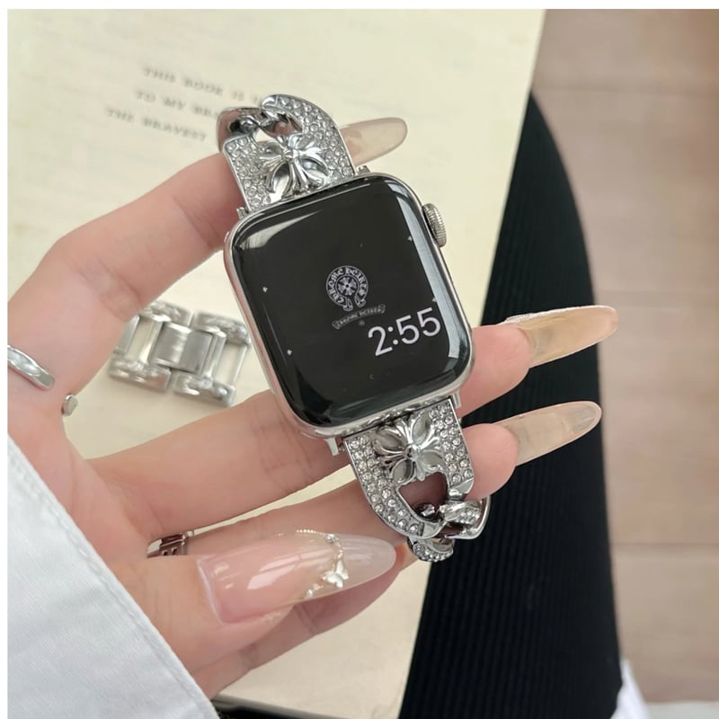V638」アップル ウォッチ バンド 女性 キラキラ apple watch
