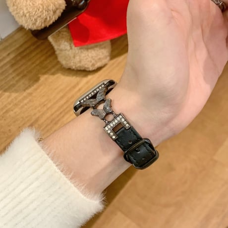 「V726」apple watchバンド かわいい 蝶々 42mm/46mm アップルウォッチ バンド 女性 おすすめ