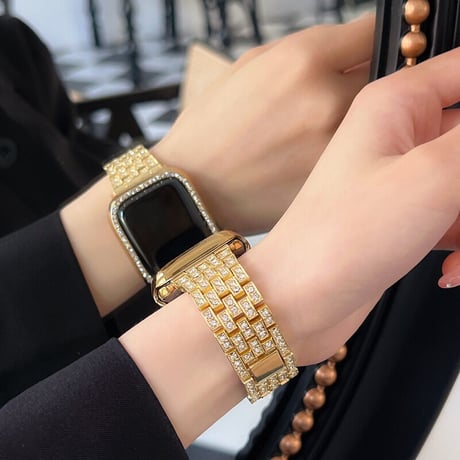 「V053」apple watch バンド キラキラ アップル ウォッチ 7 バンド 女性 38mm 40mm 49mm