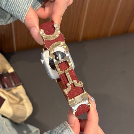 「V727」アップルウォッチバンド スエード調 apple watch バンド レディース おしゃれ