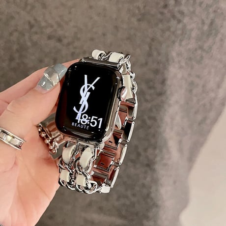 「V431」アップル ウォッチ バンド 人気 apple watch チェーンバンド おしゃれ