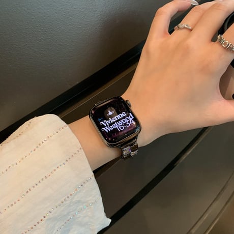 「V658」レディース アップル ウォッチ バンド ジルコン apple watchバンド 可愛い