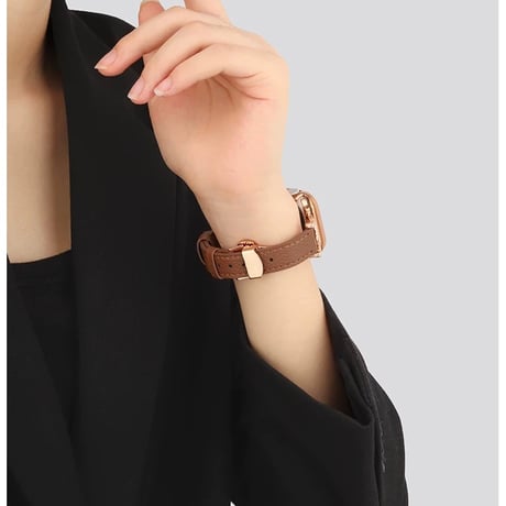 「V663」アップル ウォッチ バンド 細め d バックル apple watchバンド レディース おしゃれ