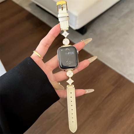 「V674」apple watch バンド かわいい アップルウォッチバンド レディース 革