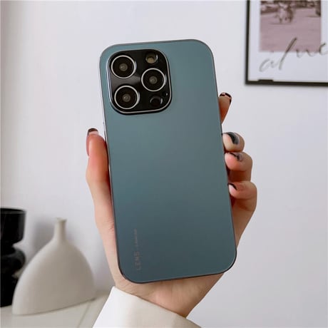「V255」iphone14/14pro ガラスケース マット加工 iphone ハードケース シンプル 大人っぽい