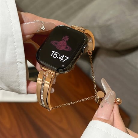 「V654」apple watchバングル レディース アップル ウォッチ バンド 可愛い