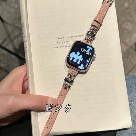「V598」アップル ウォッチ バンド 女性 おしゃれ apple watch 革 バンド 高級