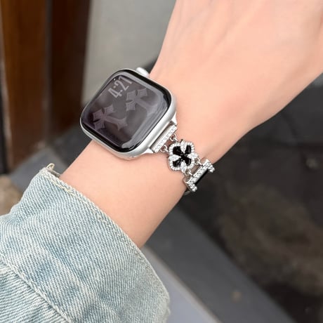 「V736」apple watch バンド かわいい 女性 アップルウォッチse/s10/11 交換ベルト おすすめ