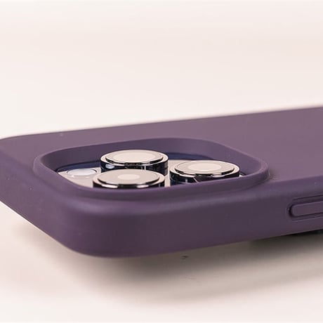 「V301」液体シリコン iphone14pro パープルに合うケース シンプル iphone13/12proケース 可愛い 耐衝撃