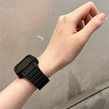 「V441」アップル ウォッチ ケース バンド 一 体型 apple watch スポーツ バンド おしゃれ