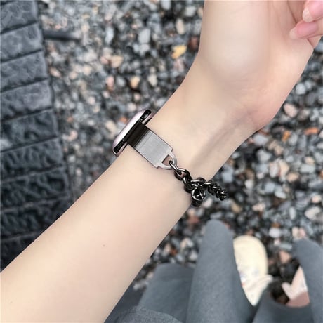 「V641」アップル ウォッチ バンド チェーン apple watchバンド おしゃれ 男女兼用