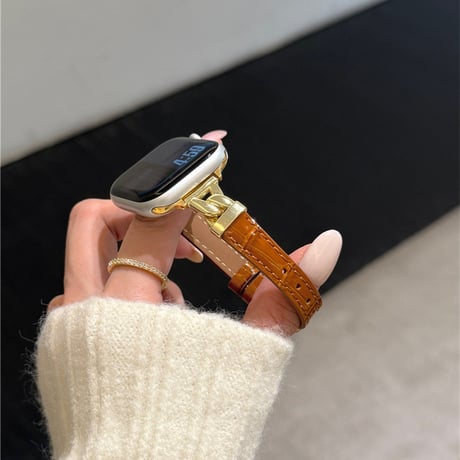 「V723」レディース アップル ウォッチ バンド 細め S11/Ultra 3 apple watch バンド かわいい